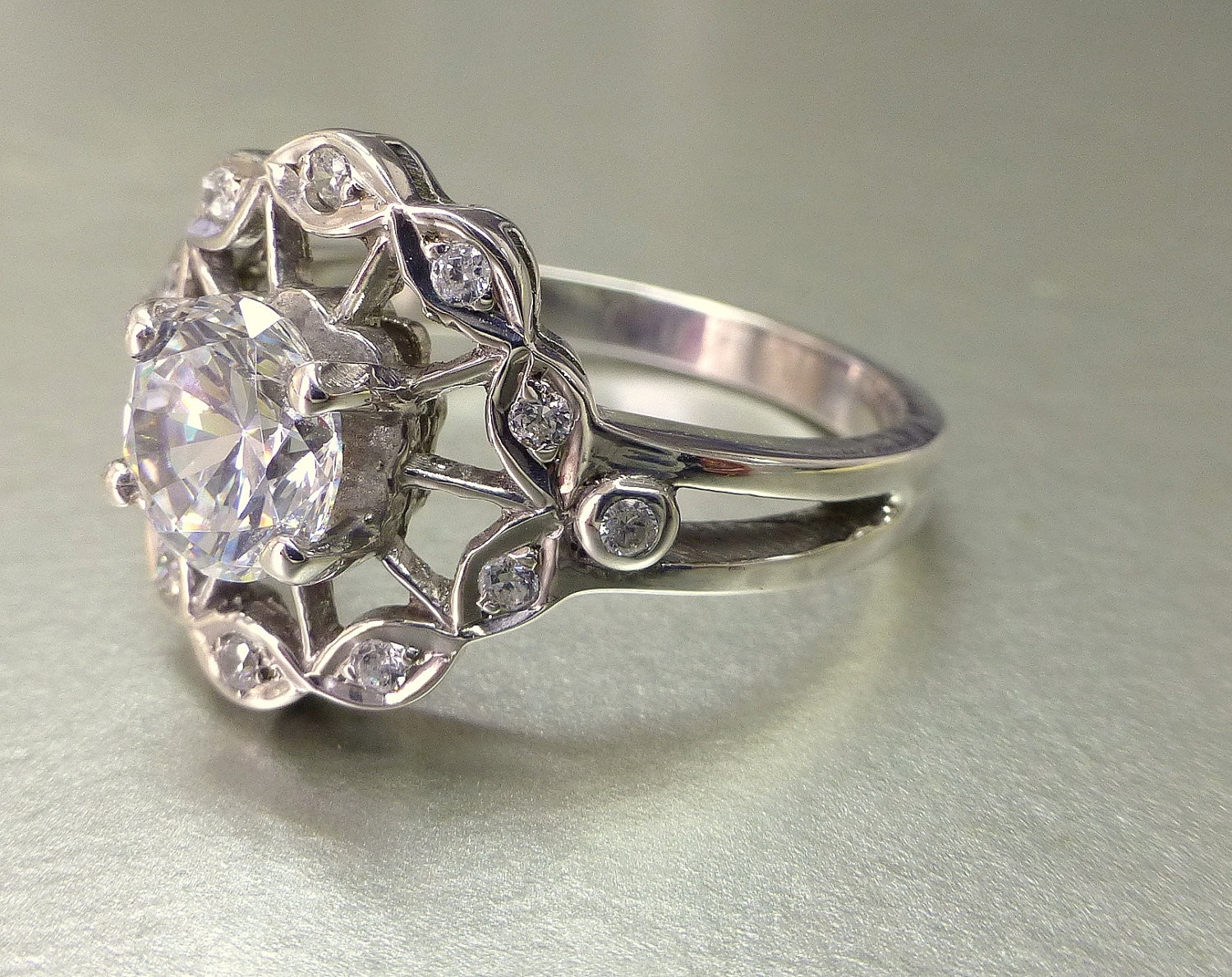 Handmade engagement rings