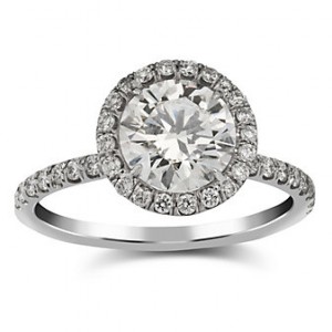 Halo Engagement Ring