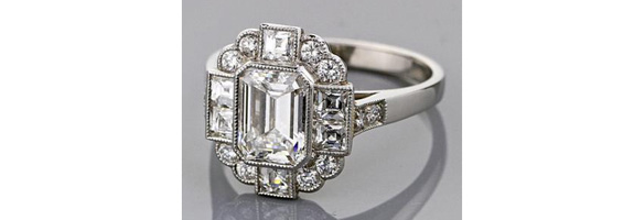 Art Deco Engagement Rings