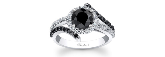 Black Diamond Engagement Rings